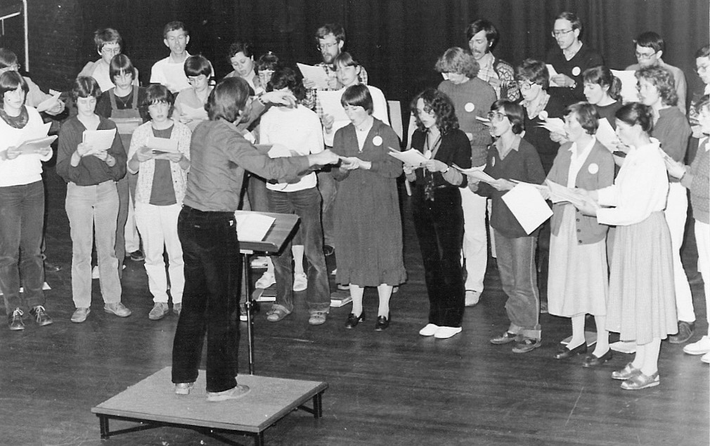 optreden workshop Kamerkoor 1981